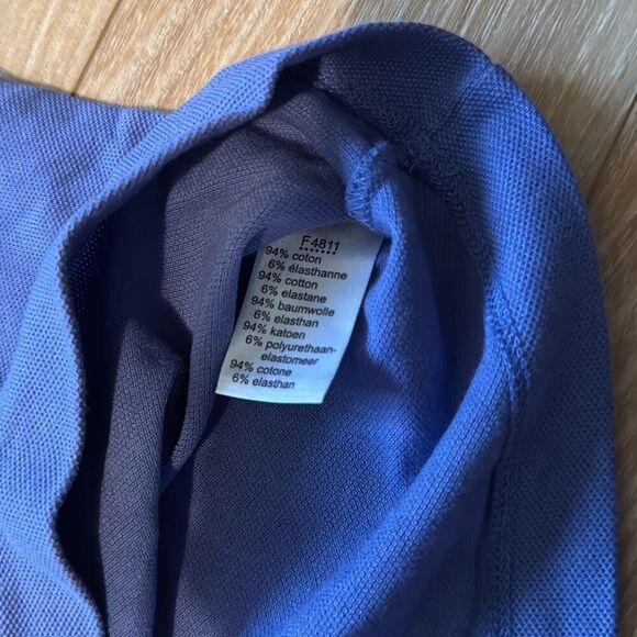 Lacoste vintage purple tank top size 40 with green crocodile - Picture 3 of 6